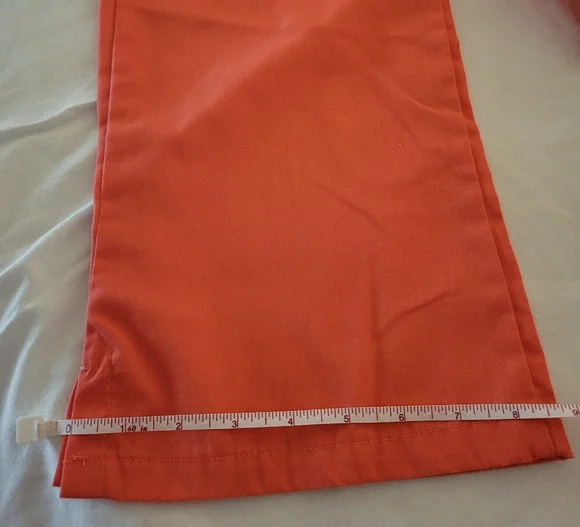 Uniform Advantage Large Orange Scrub Set. - Picture 3 of 7